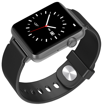 Black Smart Watch – Image 2