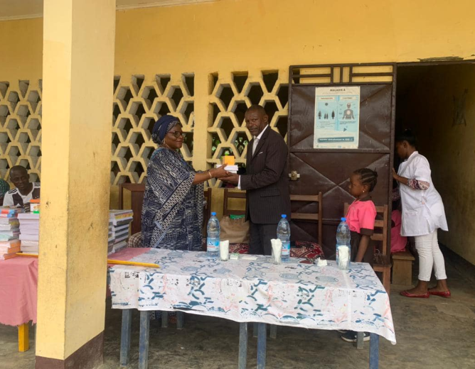 Coup de pouce scolaire dans la vile de kribi